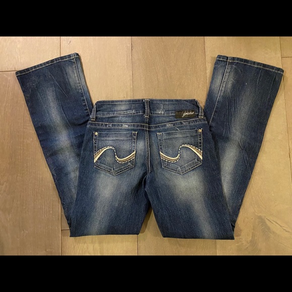 Grane Jeans Low Rise Curvy Boot Size 5 - Picture 4 of 4